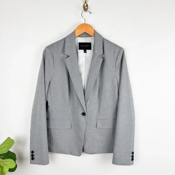 Banana Republic Women’s Light Gray Blazer Sz 12 - Picture 2 of 9